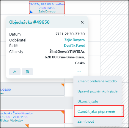 Označeno jako Vyřízené
